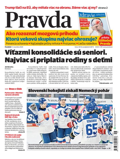 E-magazín Denník Pravda 11. 11. 2024 - OUR MEDIA SR a. s.