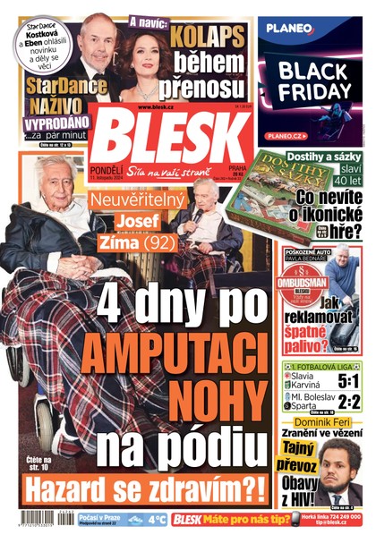 E-magazín Blesk - 11.11.2024 - CZECH NEWS CENTER a. s.