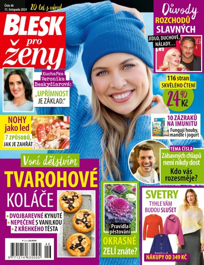 E-magazín BLESK PRO ŽENY - 46/2024 - CZECH NEWS CENTER a. s.