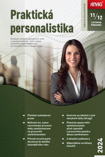 E-magazín Praktická Personalistika 11–12/2024 - ANAG, spol. s r.o.