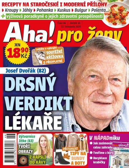 E-magazín AHA! PRO ŽENY - 46/2024 - CZECH NEWS CENTER a. s.