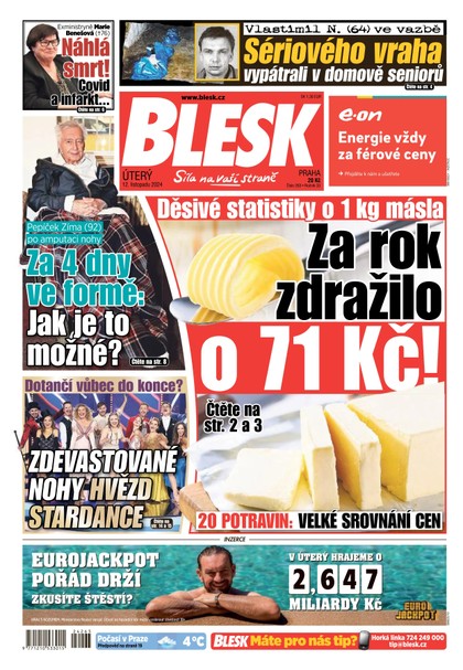 E-magazín Blesk - 12.11.2024 - CZECH NEWS CENTER a. s.