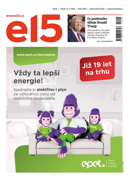 E-magazín E15 - 13.11.2024 - CZECH NEWS CENTER a. s.