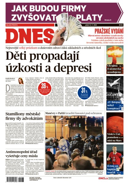 E-magazín MF DNES - 15.11.2024 - MAFRA, a.s.