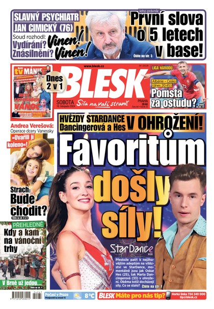 E-magazín Blesk - 16.11.2024 - CZECH NEWS CENTER a. s.