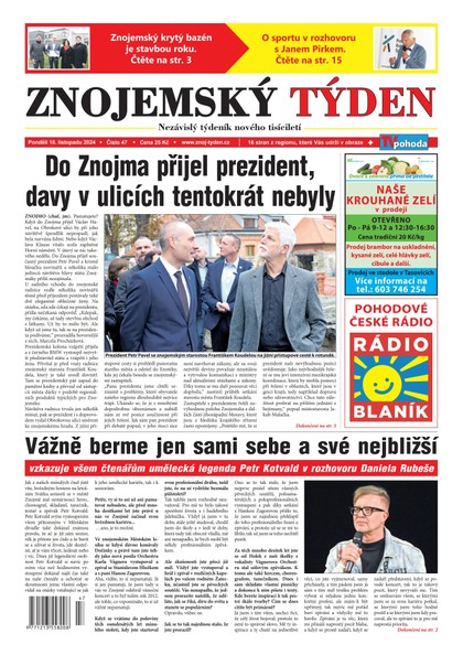 E-magazín Znojemský týden 47/2024 - Znojemský týden