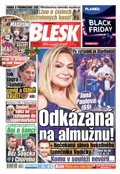 E-magazín Blesk - 18.11.2024 - CZECH NEWS CENTER a. s.