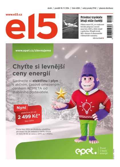 E-magazín E15 - 18.11.2024 - CZECH NEWS CENTER a. s.