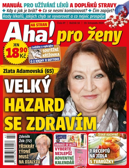 E-magazín AHA! PRO ŽENY - 47/2024 - CZECH NEWS CENTER a. s.