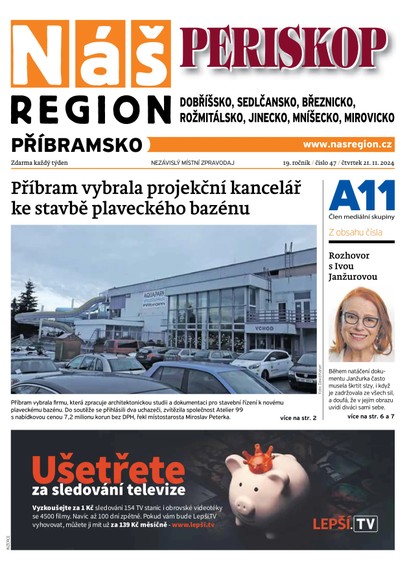 E-magazín Náš Region - Příbramsko 47/2024 - A 11 s.r.o.