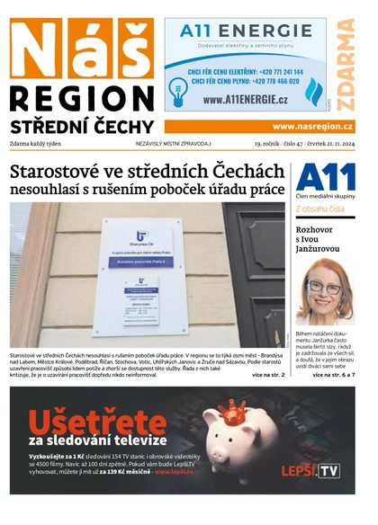 E-magazín Náš Region - Střední Čechy 47/2024 - A 11 s.r.o.