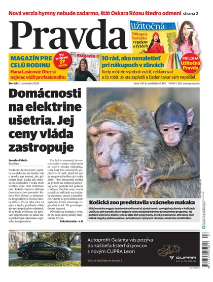 E-magazín Denník Pravda 21. 11. 2024 - OUR MEDIA SR a. s.