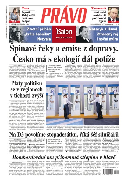 E-magazín Deník Právo - 21.11.2024 - Borgis, a.s.