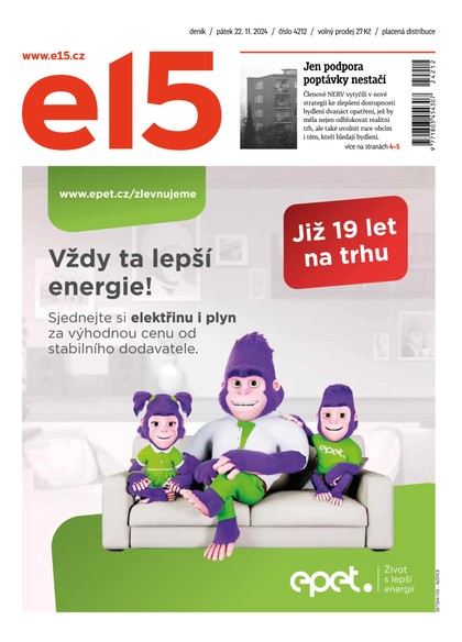 E-magazín E15 - 22.11.2024 - CZECH NEWS CENTER a. s.