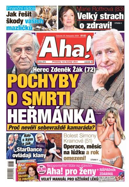 E-magazín AHA! - 23.11.2024 - CZECH NEWS CENTER a. s.