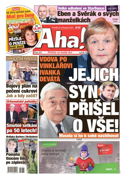 E-magazín AHA! - 25.11.2024 - CZECH NEWS CENTER a. s.