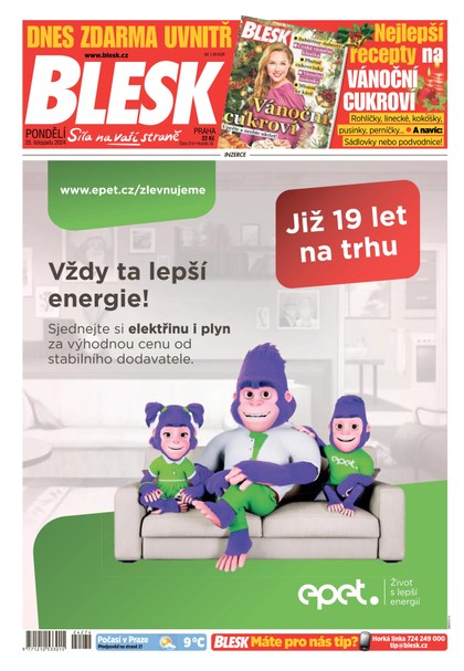 E-magazín Blesk - 25.11.2024 - CZECH NEWS CENTER a. s.