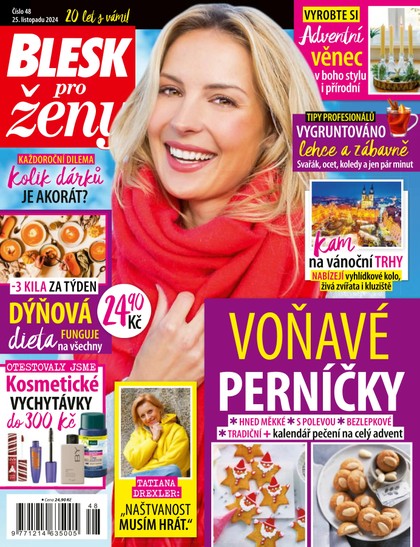 E-magazín BLESK PRO ŽENY - 48/2024 - CZECH NEWS CENTER a. s.