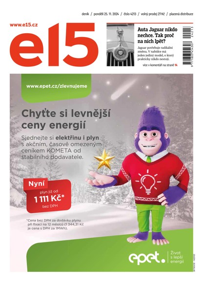 E-magazín E15 - 25.11.2024 - CZECH NEWS CENTER a. s.