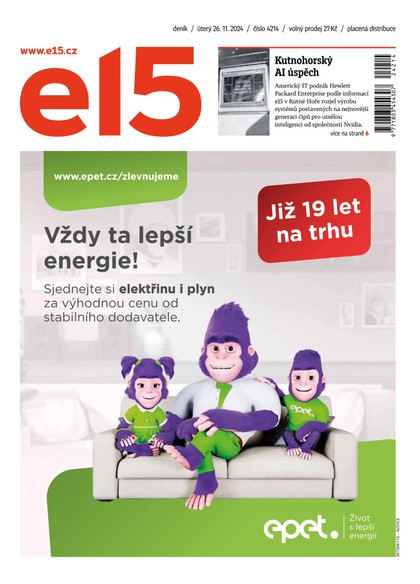 E-magazín E15 - 26.11.2024 - CZECH NEWS CENTER a. s.