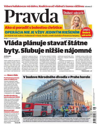 E-magazín Denník Pravda 27. 11. 2024 - OUR MEDIA SR a. s.