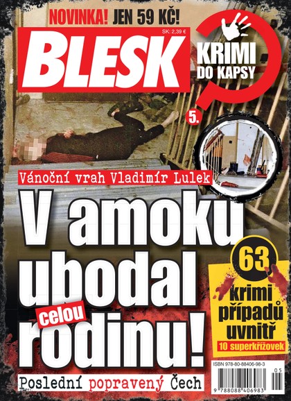 E-magazín Blesk Krimi do kapsy č.5/2024 - CZECH NEWS CENTER a. s.