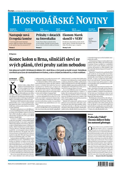 E-magazín HN 232 - 28.11.2024 - Economia, a.s.