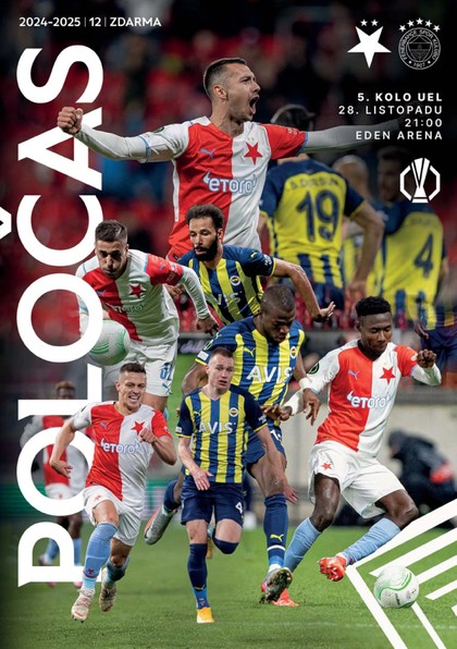 E-magazín Poločas 2024/25 č.12 Slavia - Fenerbahce - SK Slavia Praha