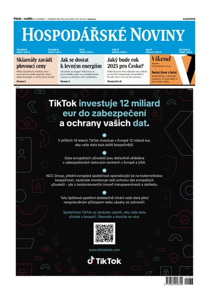 E-magazín HN 233 - 29.11.2024 - Economia, a.s.