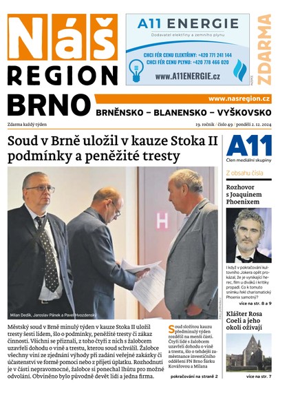 E-magazín Náš Region - Brno 49/2024 - A 11 s.r.o.