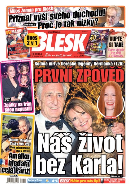 E-magazín Blesk - 30.11.2024 - CZECH NEWS CENTER a. s.