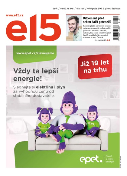 E-magazín E15 - 03.12.2024 - CZECH NEWS CENTER a. s.