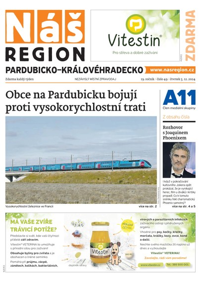 E-magazín Náš Region - Pardubicko/Královéhradecko 49/2024 - A 11 s.r.o.