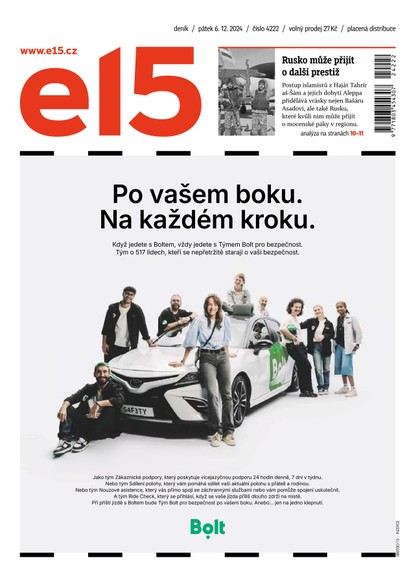 E-magazín E15 - 06.12.2024 - CZECH NEWS CENTER a. s.