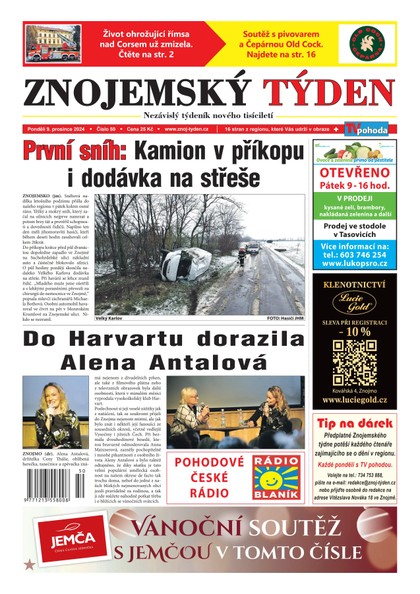 E-magazín Znojemský týden 50/2024 - Znojemský týden