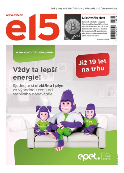 E-magazín E15 - 10.12.2024 - CZECH NEWS CENTER a. s.