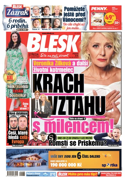 E-magazín Blesk - 11.12.2024 - CZECH NEWS CENTER a. s.