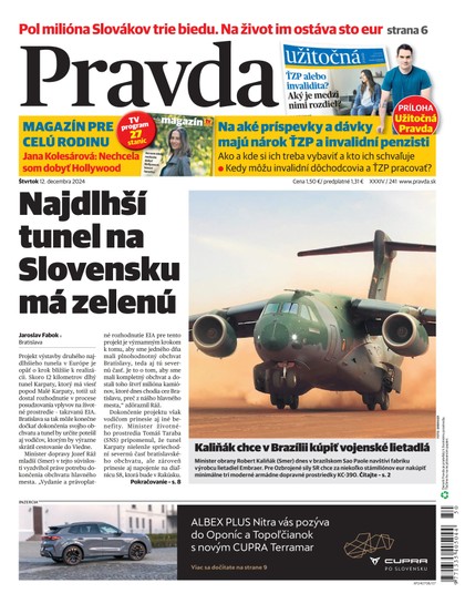 E-magazín Denník Pravda 12. 12. 2024 - OUR MEDIA SR a. s.