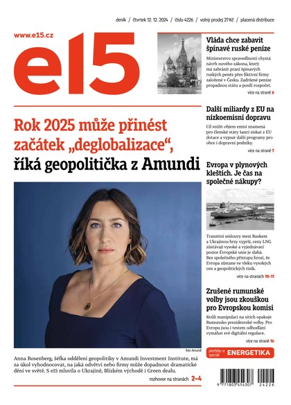 E-magazín E15 - 12.12.2024 - CZECH NEWS CENTER a. s.