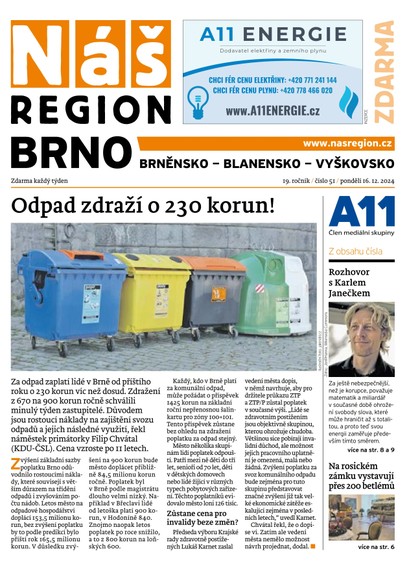 E-magazín Náš Region - Brno 51/2024 - A 11 s.r.o.