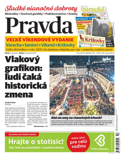 E-magazín Denník Pravda 13. 12. 2024 - OUR MEDIA SR a. s.