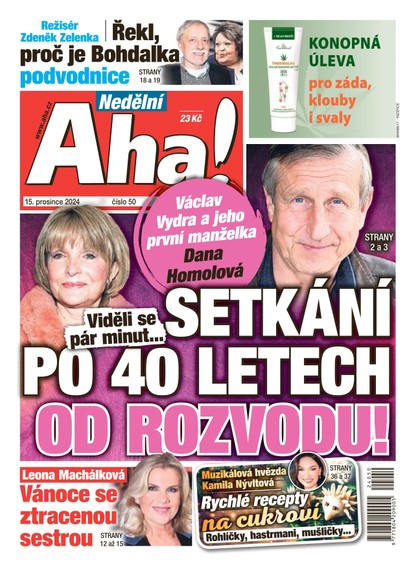 E-magazín NEDĚLNÍ AHA! - 15.12.2024 - CZECH NEWS CENTER a. s.