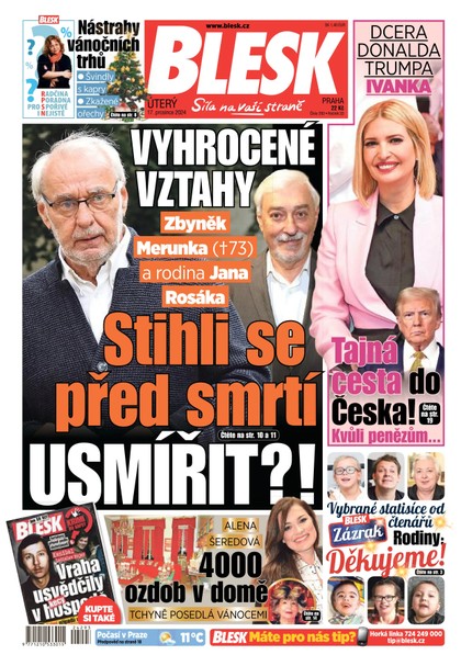 E-magazín Blesk - 17.12.2024 - CZECH NEWS CENTER a. s.