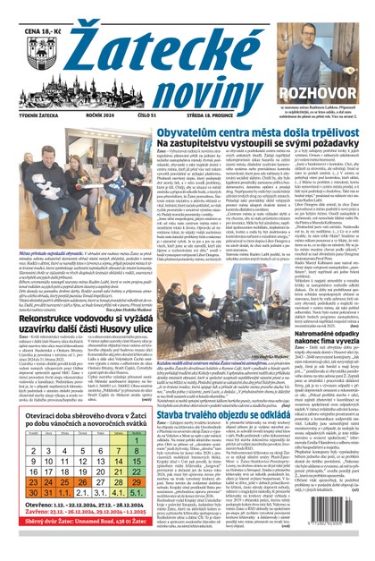 E-magazín Žatecké noviny 51/24 - Ohře Media