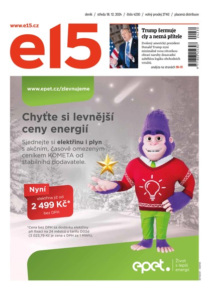 E-magazín E15 - 18.12.2024 - CZECH NEWS CENTER a. s.