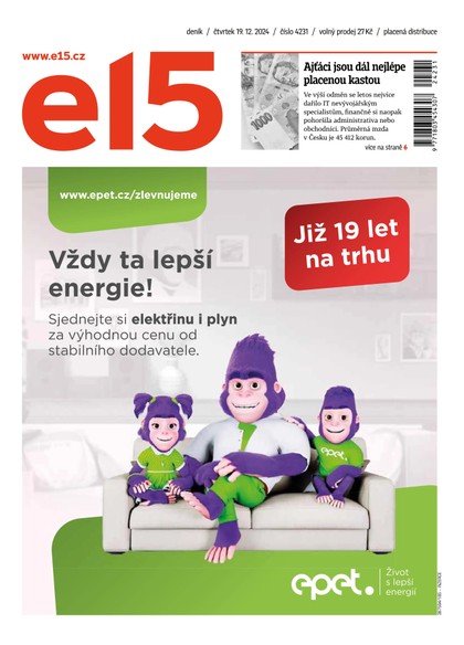 E-magazín E15 - 19.12.2024 - CZECH NEWS CENTER a. s.