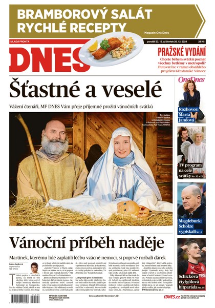 E-magazín MF DNES - 23.12.2024 - MAFRA, a.s.