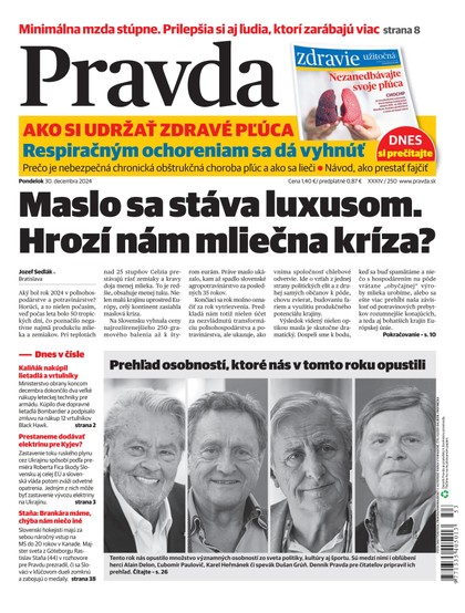 E-magazín Denník Pravda 30. 12. 2024 - OUR MEDIA SR a. s.