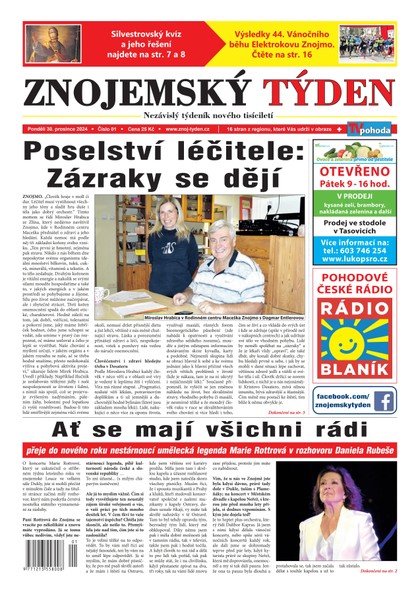 E-magazín Znojemský týden 01/2025 - Znojemský týden