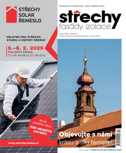 E-magazín Střechy, Fasády, Izolace 1/2025 - EEZY Publishing